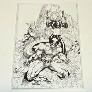 Wolverine Sketch Variant Street Level Hero Marvel Avengers Exclusive Comic